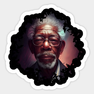 Morgan Freeman Sticker